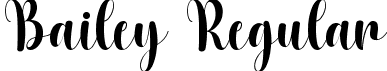 Bailey Regular font - Bailey.ttf