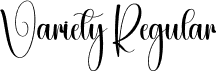 Variety Regular font - Variety.otf