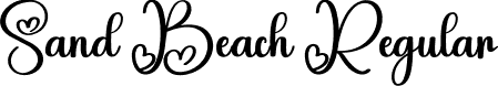 Sand Beach Regular font - Sand-Beach.otf