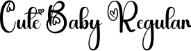 Cute Baby Regular font - Cute-Baby.otf