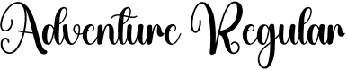 Adventure Regular font - Adventure.otf