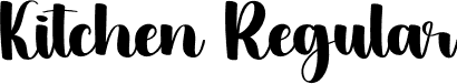 Kitchen Regular font - Kitchen.otf