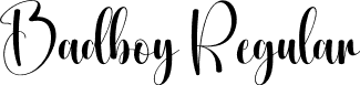 Badboy Regular font - Badboy.otf