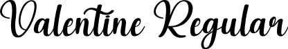 Valentine Regular font - Valentine.otf