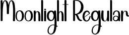 Moonlight Regular font - Moonlight.otf