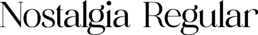 Nostalgia Regular font - Nostalgia.otf