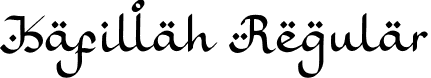 Kafillah Regular font - Kafillah-Demo.otf