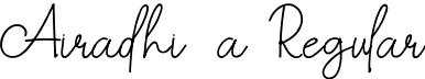 Airadhilla Regular font - Airadhilla Regular.otf