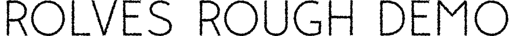 Rolves Rough Demo font - RolvesRough-Regular_demo.otf