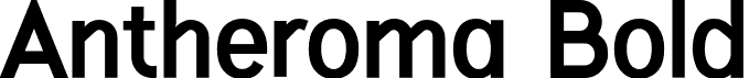 Antheroma Bold font - Antheroma-Bold.otf