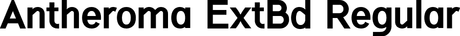 Antheroma ExtBd Regular font - Antheroma-ExtraBold.otf