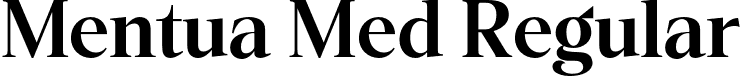 Mentua Med Regular font - Mentua-Medium.otf