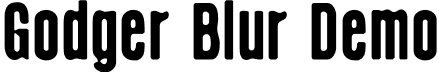 Godger Blur Demo font - GodgerBlur-Regular_demo.otf