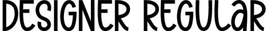 Designer Regular font - Designer.otf