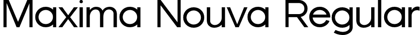 Maxima Nouva Regular font - MaximaNouva-Regular.otf