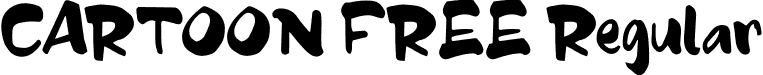 CARTOON FREE Regular font - CARTOON FREE.ttf