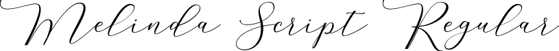 Melinda Script Regular font - Melinda script.ttf