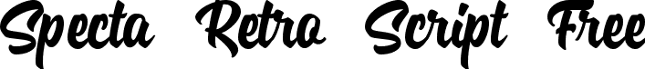 Specta Retro Script Free font - Specta_Retro_Script_Free.ttf