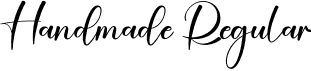 Handmade Regular font - Handmade.otf