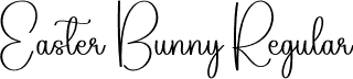 Easter Bunny Regular font - Easter-Bunny.otf