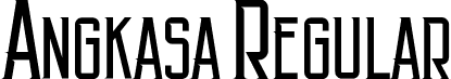 Angkasa Regular font - Angkasa-Regular.otf