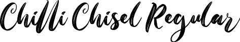 Chilli Chisel Regular font - Chilli Chisel - Demo.otf