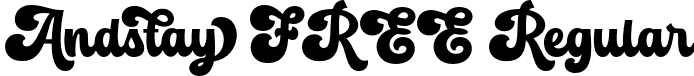 Andstay FREE Regular font - Andstay-FREE.otf