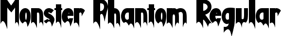 Monster Phantom Regular font - Monster-Phantom-TTF-Demo.ttf