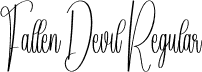 Fallen Devil Regular font - Fallen-Devil.otf