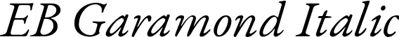 EB Garamond Italic font - EBGaramond-Italic-VariableFont_wght.ttf