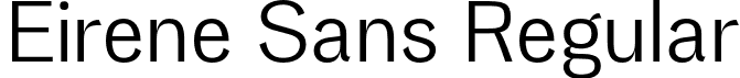 Eirene Sans Regular font - EireneSans-Regular.otf