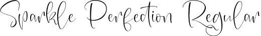 Sparkle Perfection Regular font - Sparkle Perfection.otf