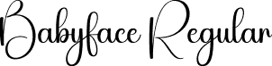 Babyface Regular font - Babyface.otf