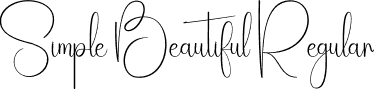 Simple Beautiful Regular font - Simple-Beautiful.otf