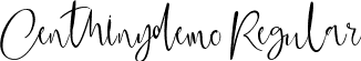 Centhinydemo Regular font - Centhinydemo-3zO48.ttf