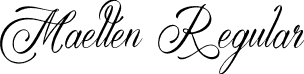 Maellen Regular font - Maellen-Demo.otf