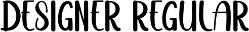 Designer Regular font - Designer.otf