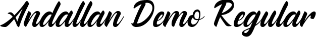 Andallan Demo Regular font - Andallan Demo.otf