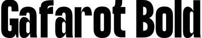 Gafarot Bold font - gafarot-bold.otf