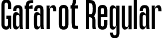 Gafarot Regular font - gafarot-regular.otf