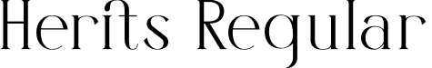 Herits Regular font - herits-0v06r.otf