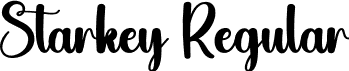 Starkey Regular font - Starkey.otf