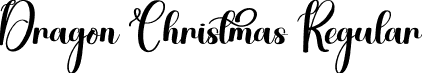 Dragon Christmas Regular font - Dragon-Christmas.otf