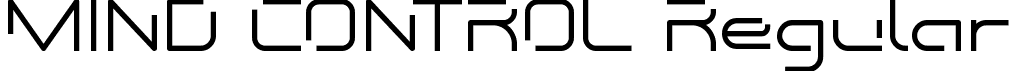 MIND CONTROL Regular font - mindcontrol.ttf