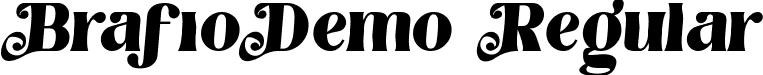 BrafioDemo Regular font - BrafioDemoRegular.ttf