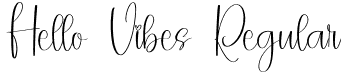 Hello Vibes Regular font - Hello-Vibes.otf