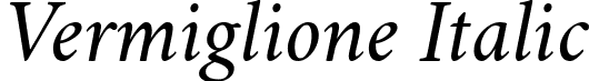 Vermiglione Italic font - Vermiglione-Italic.otf