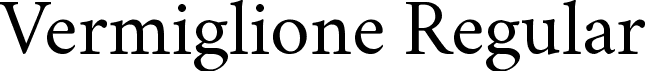 Vermiglione Regular font - Vermiglione-Regular.otf