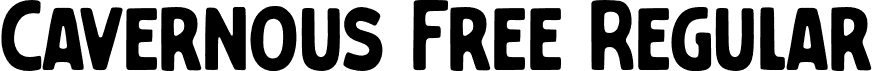 Cavernous Free Regular font - Cavernous-Free.otf