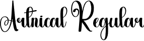 Artnical Regular font - Artnical.otf